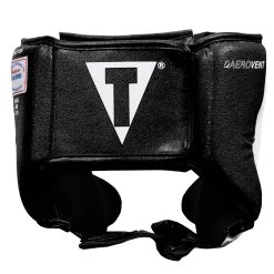 TITLE Boxing Aerovent Elite USA Boxing Competition Headgear – With Cheeks -Boxing Shop ACHEX BK 4
