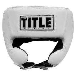 TITLE Boxing USA Boxing Competition Headgear - With Cheeks -Boxing Shop ACHX WH 2 2