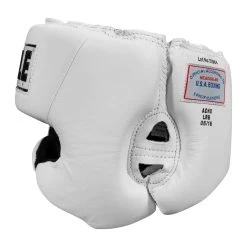 TITLE Boxing USA Boxing Competition Headgear - With Cheeks -Boxing Shop ACHX WH 3