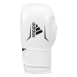 Adidas Speed 175 Leather Training Gloves -Boxing Shop ADISBG175 WH BK 003