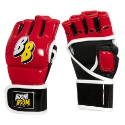 BOOM BOOM Boxing Bomber Youth MMA Gloves -Boxing Shop BBMMGY RD BK WH 02