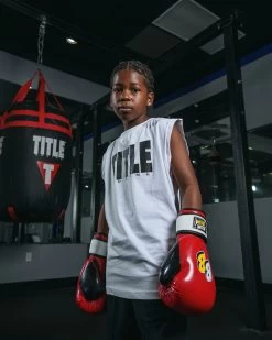 BOOM BOOM Boxing Silencer Youth Bag Gloves -Boxing Shop BBYBGSRD 4