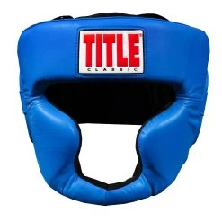 TITLE Classic Full Coverage Training Headgear 2.0 -Boxing Shop CPHGF2 BL BK 2