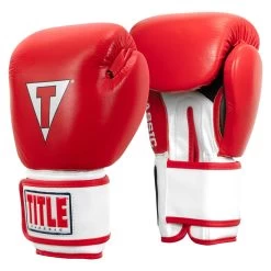 TITLE Classic Leather Super Bag Gloves 2.0 32 TITLE Classic Leather Super Bag Gloves 2.0 -Boxing Shop CSBGL2 RD WH BK 02