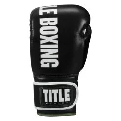 TITLE Boxing Gel Soft Strike Bag Gloves -Boxing Shop CSSGBG1 BK GN 03