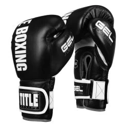 TITLE Boxing Gel Soft Strike Bag Gloves -Boxing Shop CSSGBG1 BK GR 02