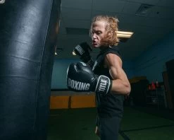 TITLE Boxing Gel Soft Strike Bag Gloves -Boxing Shop CSSGBG1BKGR 1