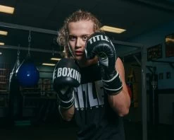 TITLE Boxing Gel Soft Strike Bag Gloves -Boxing Shop CSSGBG1BKGR 3