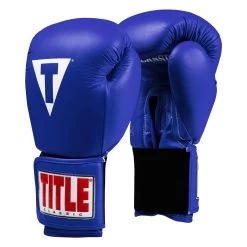 TITLE Classic Leather Elastic Training Gloves 2.0 -Boxing Shop CTSGV2 BL 02