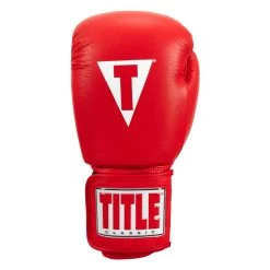 TITLE Classic Leather Elastic Training Gloves 2.0 -Boxing Shop CTSGV2 RD 03