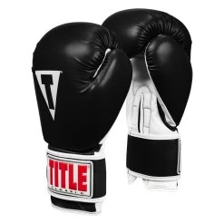TITLE Classic Pro Style Training Gloves 3.0 -Boxing Shop CVVTG3 BK WH 002
