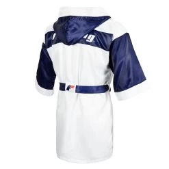 Fighting Full Length Robe 27 Fighting Full Length Robe -Boxing Shop FFLR WH BL 3