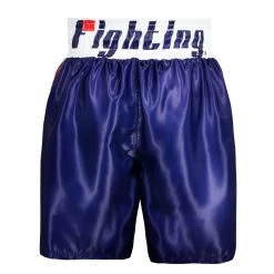 Fighting Professional Boxing Trunks -Boxing Shop FPST BL WH 3