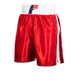 Fighting Professional Boxing Trunks -Boxing Shop FPST RD WH 2