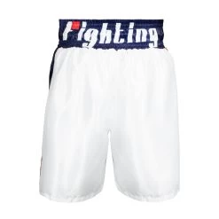 Fighting Professional Boxing Trunks -Boxing Shop FPST WH BL 3