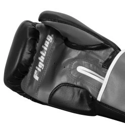 Fighting Big Logo Bag Gloves -Boxing Shop FSABG2 BK GR WH 5