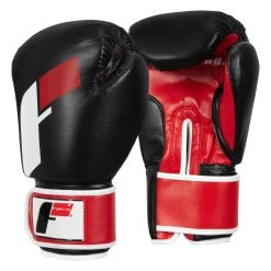 Fighting Big Logo Bag Gloves -Boxing Shop FSABG2 BK RD WH 2