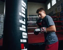 Fighting Big Logo Bag Gloves -Boxing Shop FSABG2BKRD 1