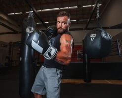 Fighting Big Logo Bag Gloves -Boxing Shop FSABG2BK 1