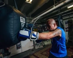 Fighting Big Logo Bag Gloves -Boxing Shop FSABG2BLBKWH 1