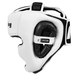 Fighting S2 GEL Power Full Training Headgear -Boxing Shop FSPGHGF WH BK 3