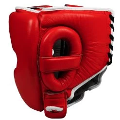 TITLE Boxing Leather Sparring Headgear -Boxing Shop FTHG RD 3