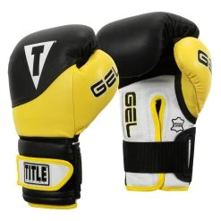 TITLE Boxing Gel Suspense V2T Training Gloves 26 TITLE Boxing Gel Suspense V2T Training Gloves -Boxing Shop GSTGEV2T BK YE 02