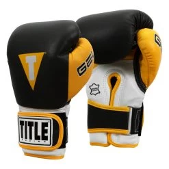 TITLE Boxing Gel World V2T Bag Gloves -Boxing Shop GTWBGV2T BK YE 02