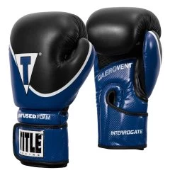 TITLE Boxing Infused Foam Interrogate Training Gloves 2.0 -Boxing Shop IFAITG2 BL BK 2
