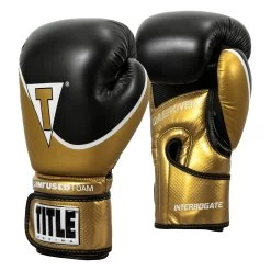 TITLE Boxing Infused Foam Interrogate Training Gloves 2.0 -Boxing Shop IFAITG2 GD BK 2