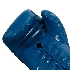TITLE Boxing Inferno Intensity Lace Training Gloves -Boxing Shop ITGLI BL WH 005