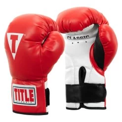 TITLE Classic Kid & Youth Boxing Gloves 2.0 -Boxing Shop KGLV2 RD WH BK 02