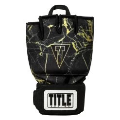 TITLE Boxing Defender Sublimated Glove Wraps -Boxing Shop KSGW BK GD 3