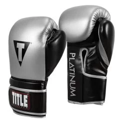 TITLE Platinum Prolific Training Gloves -Boxing Shop PLTG BK SV 2
