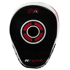 Rival Boxing Curved Punch Mitts -Boxing Shop RPM7 BK RD 2