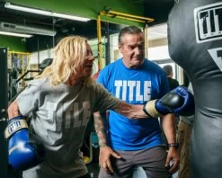 TITLE Boxing Rock Steady Leather Training Gloves -Boxing Shop RSBVLTTGBL 7