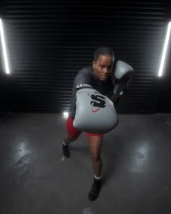 SCYntz Leather Training Gloves -Boxing Shop SCYTGGRBK 4