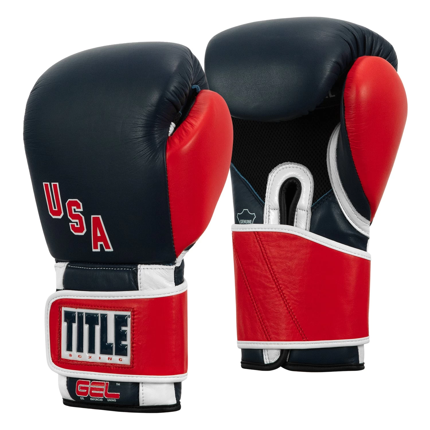 TITLE Boxing Sugar Ray Leonard 1976 Montreal Special Edition Leather Training Gloves 5 TITLE Boxing Sugar Ray Leonard 1976 Montreal Special Edition Leather Training Gloves - Image 3