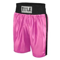 TITLE Boxing Edge Boxing Trunks -Boxing Shop TBTC BK PK 1