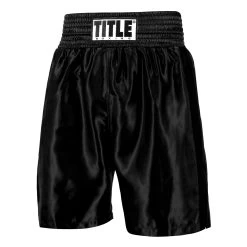 TITLE Boxing Edge Boxing Trunks 2.0 -Boxing Shop TBTC2 BK BK 1
