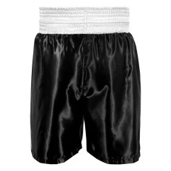TITLE Boxing Edge Boxing Trunks -Boxing Shop TBTC2 BK WH 3