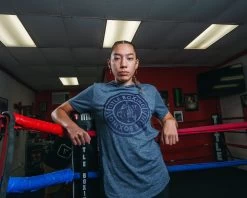 TITLE Boxing Women's Vintage Short Sleeve Hooded Tee -Boxing Shop TBWTS213BL 1 2277d633 7c9d 4e95 95e3 226540c26856