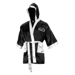 TITLE Boxing Pro Fingertip Robe 2.0 -Boxing Shop TSRF2 BK WH 2
