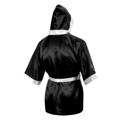 TITLE Boxing Pro Fingertip Robe 2.0 -Boxing Shop TSRF2 BK WH 3