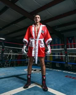 TITLE Boxing Pro Fingertip Robe 2.0 -Boxing Shop TSRF2RDWH 1