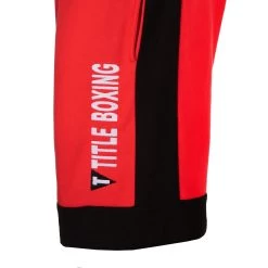 TITLE Boxing Dual Stripe Sweat Shorts -Boxing Shop TTSV4 RD BK 2