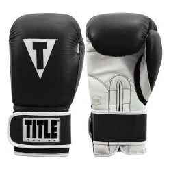 TITLE Boxing Pro Style Leather Training Gloves 3.0 30 TITLE Boxing Pro Style Leather Training Gloves 3.0 -Boxing Shop TVVTG3 BK WH 01