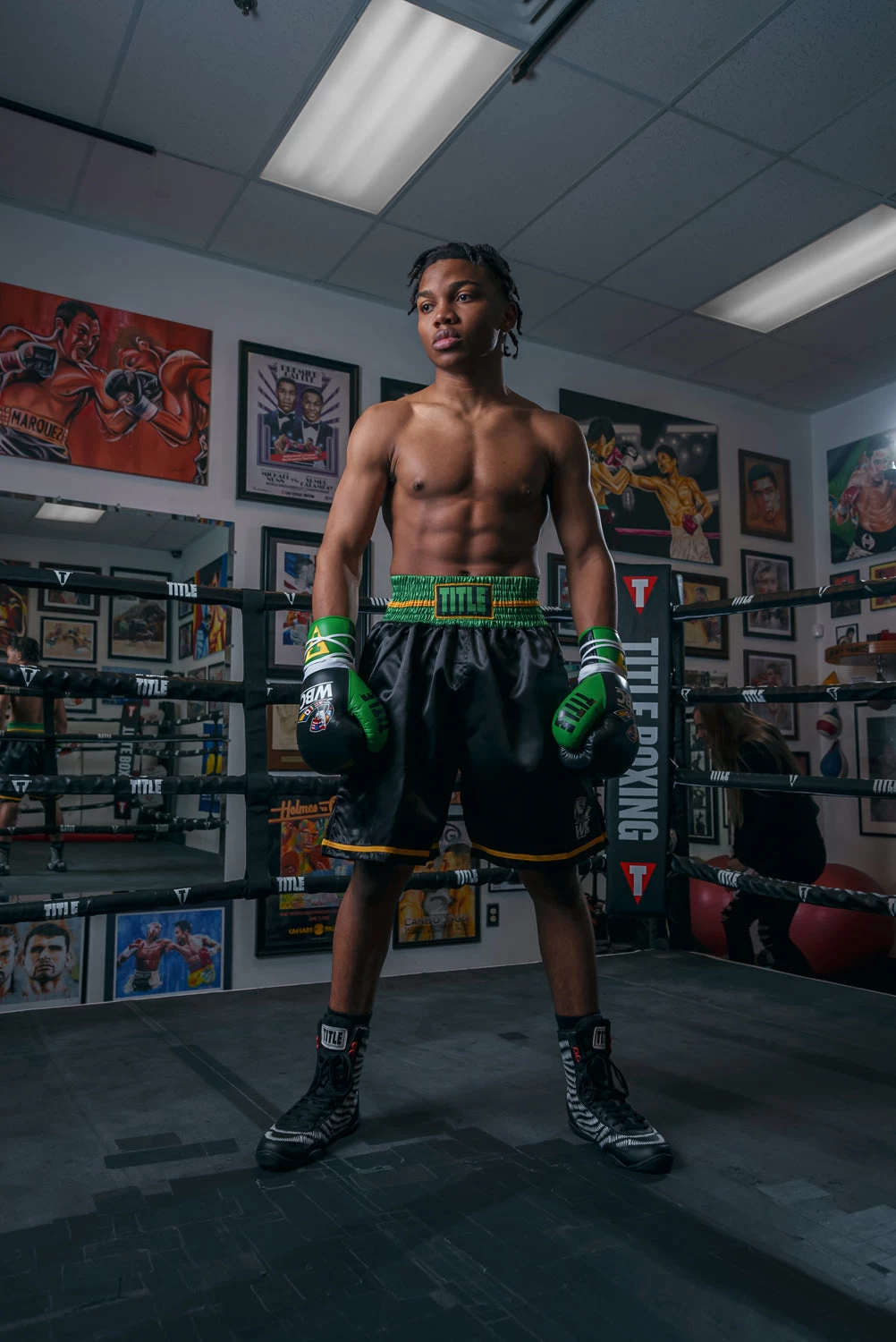 WBC By TITLE Boxing Professional Boxing Trunks 4 WBC By TITLE Boxing Professional Boxing Trunks - Image 2