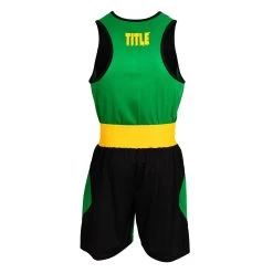WBC By TITLE Boxing Amateur Competition Outfit -Boxing Shop WBCTABS BK GN 2