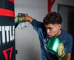 WBC By TITLE Boxing Green Belt Bag Gloves 21 WBC By TITLE Boxing Green Belt Bag Gloves -Boxing Shop WGBBGGNGD 1